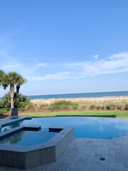 Luxury Pool with Ocean View in Coastal South Carolina