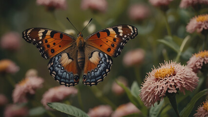 Obraz premium monarch butterfly on flower