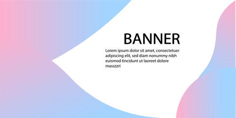 abstract banner blue pink purple gradient background, business technology digital communication template, artificial intelligence illustration element, banner poster cover pattern vector