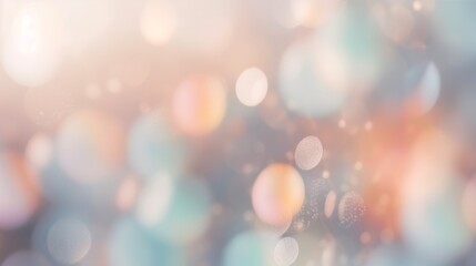 Obraz premium Soft bokeh background with colorful highlights.