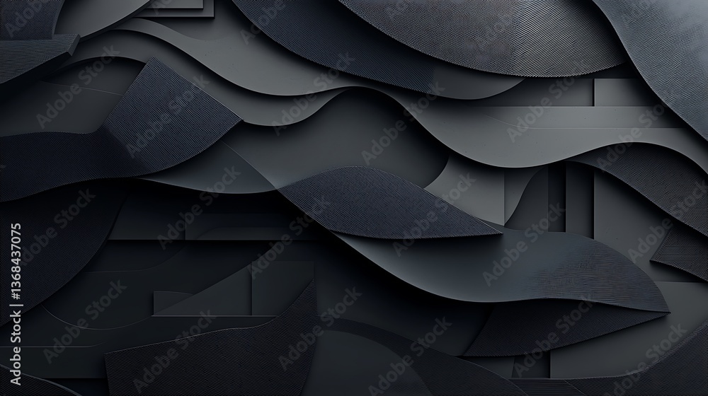Aufkleber dark gray fabric texture abstract background