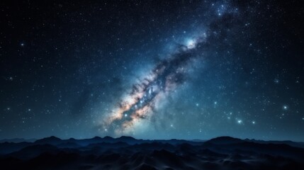 Stunning view of the Milky Way galaxy.