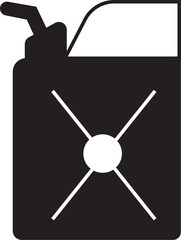 Jerrycan Icon, Isolated Vector Illustration