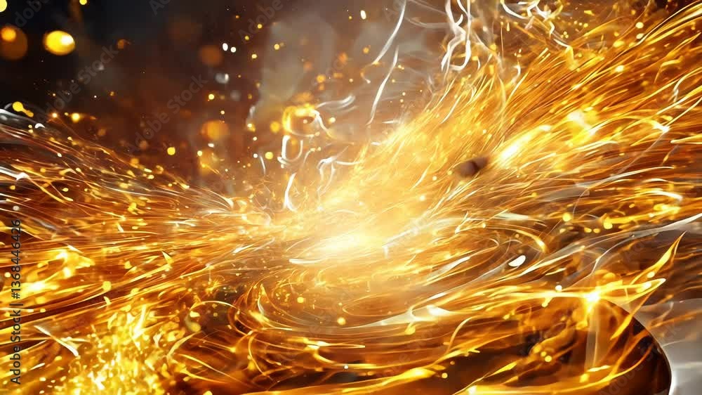 Poster abstract explosion in space with rocks and stones burst in flame, sci-fi and technology background