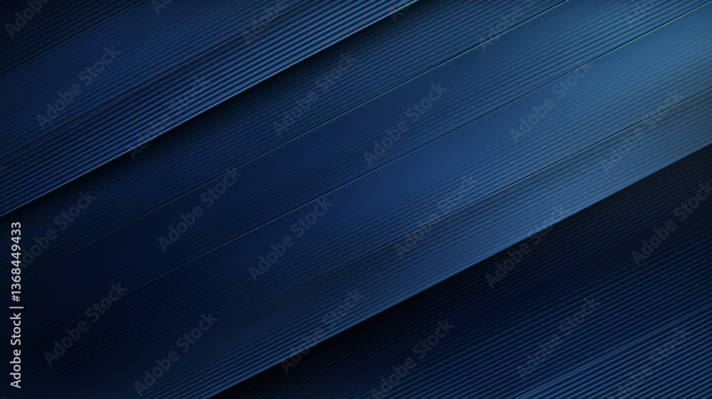 Poster a minimalist background in deep dark blue with a smooth gradient, perfect for corporate and technolo