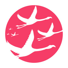 logo flamingos pink. Elegant Flamingo Logo Vector.  Stylish and Tropical Design whether for a business logo, banner, decoration, or creative project, this versatile design