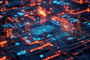 Infographic detailing the process of digital transformation, highlighting key steps and the benefits of modernization