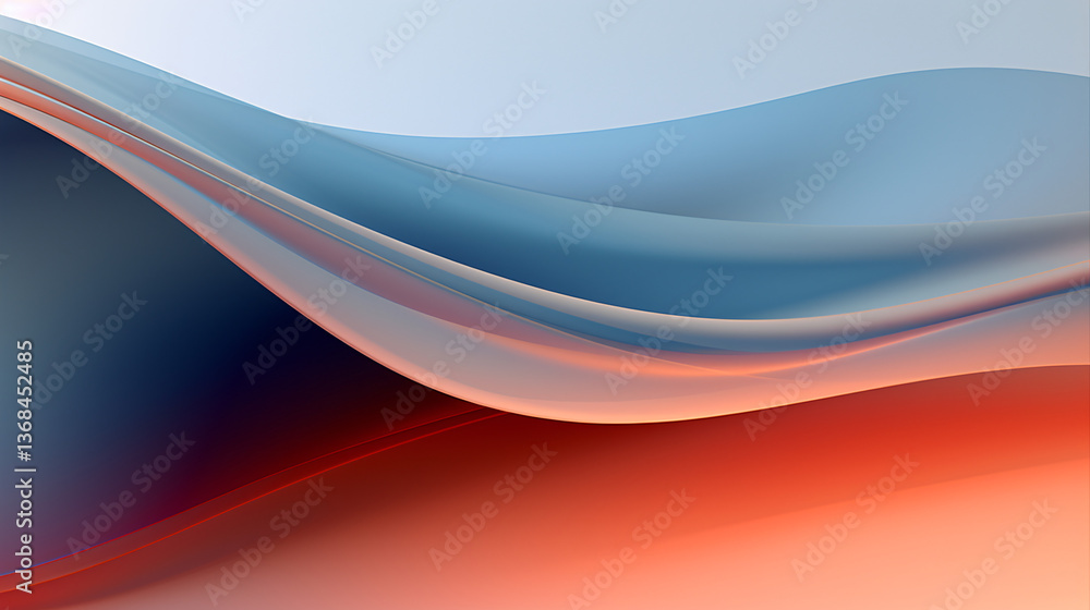 Aufkleber Modern sleek abstract background featuring scalable tech-inspired elements with futuristic and minimalistic visual aesthetics.

