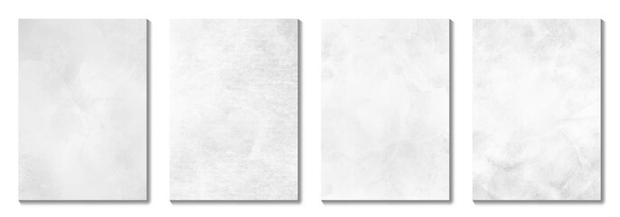 Set of premium cover design with grey stone texture for cover design, invitation, poster, flyer, wedding card, luxe invite, prestigious voucher, catalog, brochure. Luxury marble background.