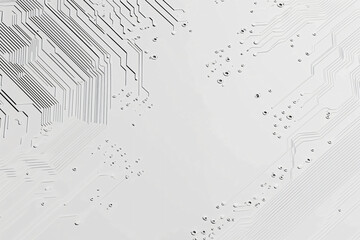 Intricate Circuitry: A close-up shot of the complex pathways etched onto a circuit board, showcasing the elegant patterns and technological complexity.