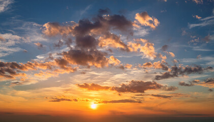 Obraz premium sunset in the sky