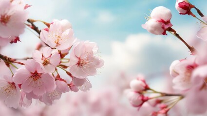  Blooming Cherry Blossoms in Spring