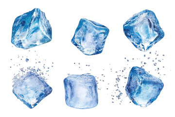 Naklejka premium Isolated branch with vibrant green leaves on a transparent background