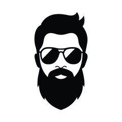 man with beard wearing sunglass 