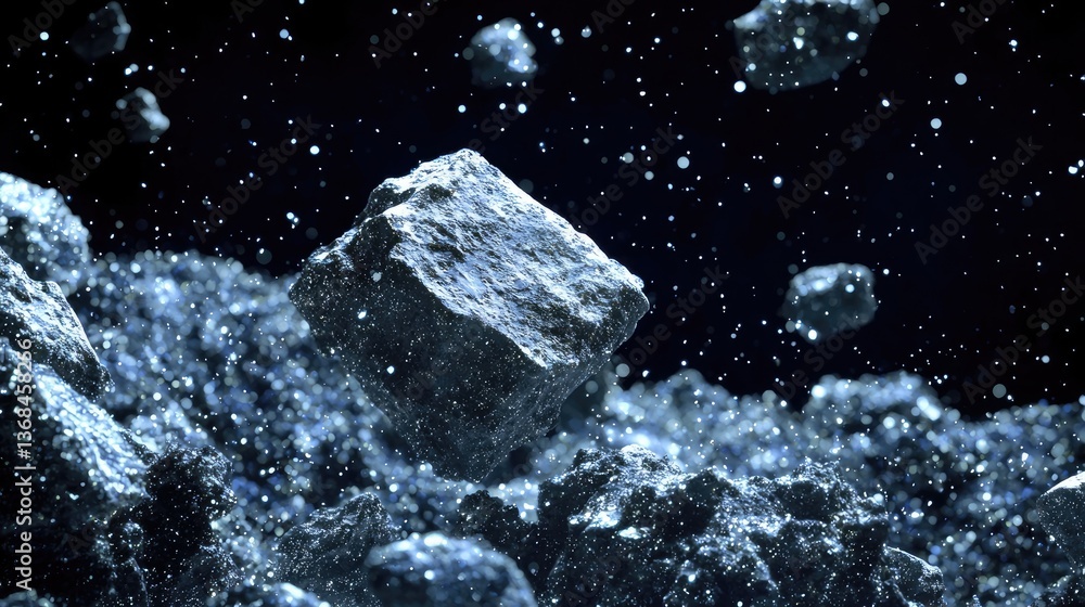 Poster Detailed Analysis of Floating Rocks in Space with a Focus on Language and AI Modeling Techniques