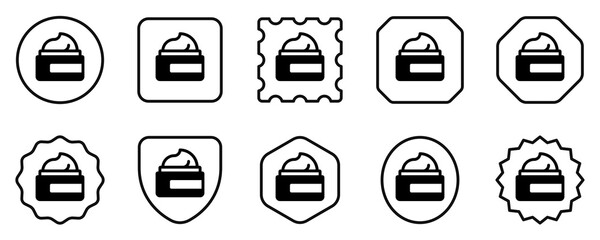 Editable facial cream vector icon. Cosmetics, makeup, skincare, beauty. Part of a big icon set family. Perfect for web and app interfaces, presentations, infographics, etc