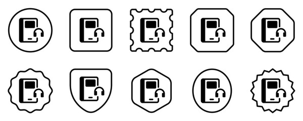 Editable audio book vector icon. Online learning, course, tutorial. Part of a big icon set family. Perfect for web and app interfaces, presentations, infographics, etc