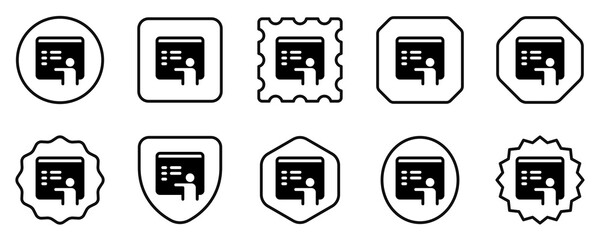 Editable online teacher, tutor, trainer vector icon. Online learning, course, tutorial. Part of a big icon set family. Perfect for web and app interfaces, presentations, infographics, etc