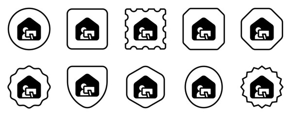 Editable work or learn from home vector icon. Online learning, course, tutorial. Part of a big icon set family. Perfect for web and app interfaces, presentations, infographics, etc
