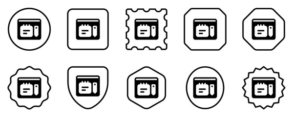 Editable note-taking app vector icon. Online learning, course, tutorial. Part of a big icon set family. Perfect for web and app interfaces, presentations, infographics, etc