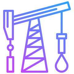 Energy and Natural Resources  Icon Symbol Outline Gradient