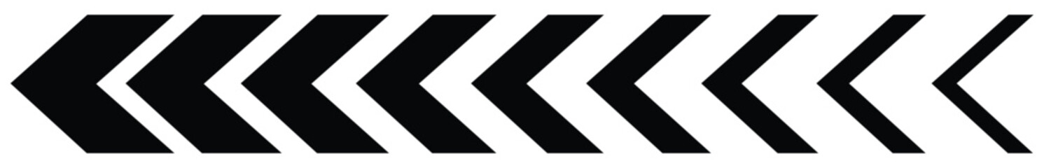  Dynamic arrow symbol. Arrow moving dynamic symbols. Road lines arrow zigzag chevron speeds flat style.