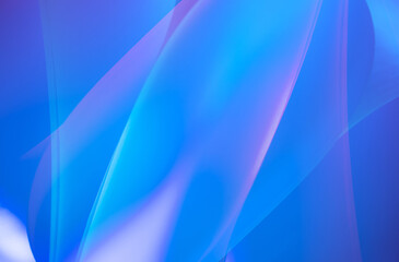 Obraz premium Abstract light shapes on dark background. Long exposure photography without the use of photoshop.