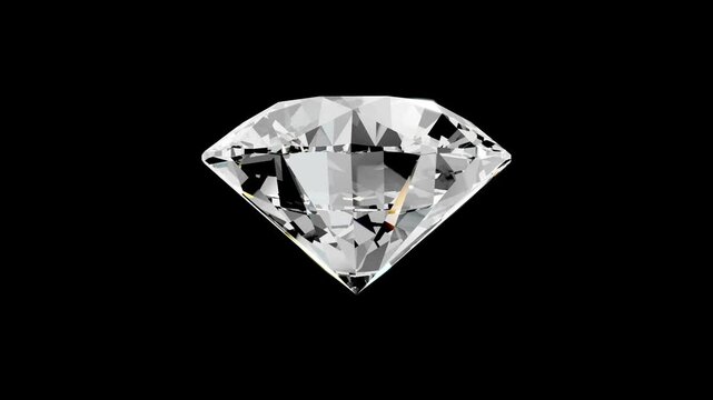 Rotating Diamond Loop Animation in 4K
