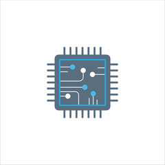vector illustration of a computer icon
