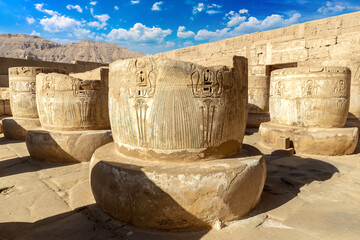 Medinet Habu temple in Luxor