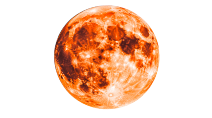 Blood Moon, Supermoon, Lunar Eclipse, red moon, celestial body, cut out transparent