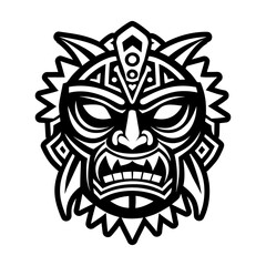 A filled style icon of native mask symbol