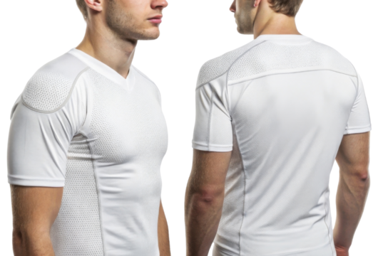 sleek soccer jersey mockup showcases modern design with breathable fabric and fitted silhouette perfect for athletes