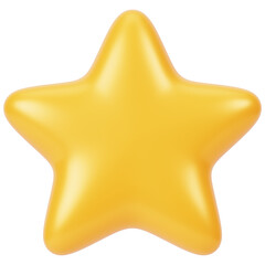 Star Item 3D Icon Illustration 