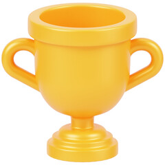 Trophy Item 3D Icon Illustration 