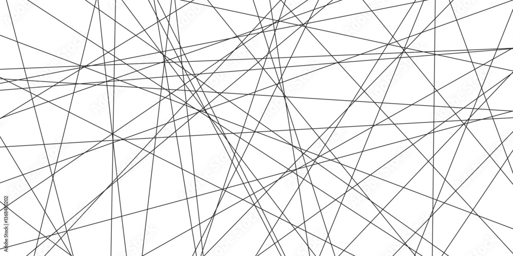 Fototapete Abstract black lines with white background. Creative and geometric shape with luxury pattern and paper texture design. abstract background with stripes for website design Technology background.	