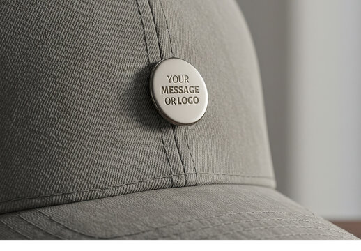 Pin on Cap Mockup