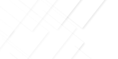 Obraz premium Vector white and gray overlap triangle geometric technology pattern. minimal rectangle arranged white lines transparent web square background layers. overlap web presentation design.