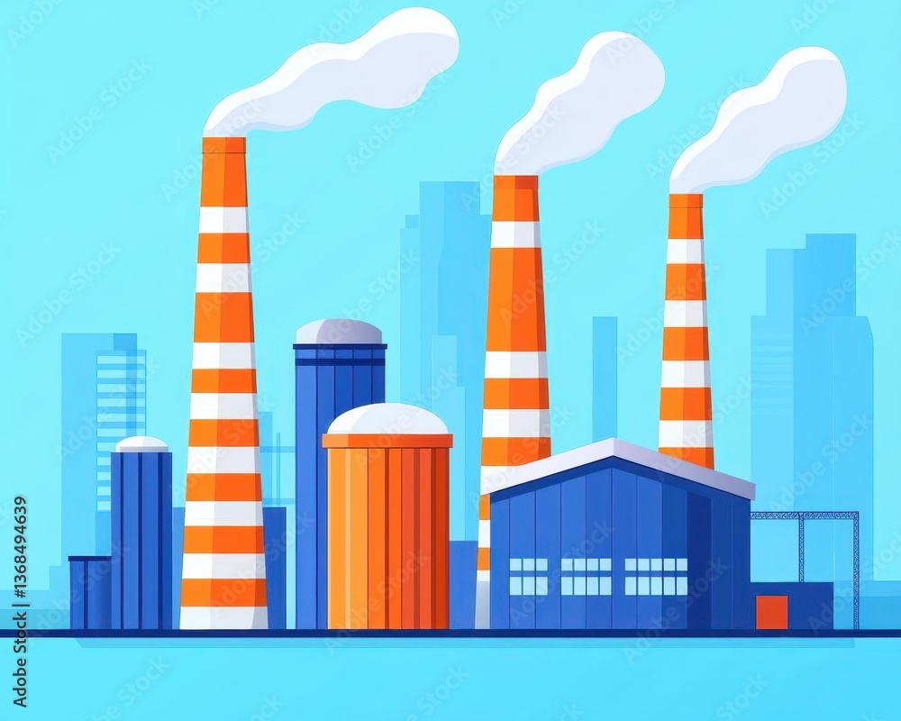 Poster industrial iot connectivity real-time. real-time environmental monitoring tracking temperature, humi
