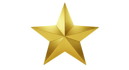 Obraz premium Golden star symbol