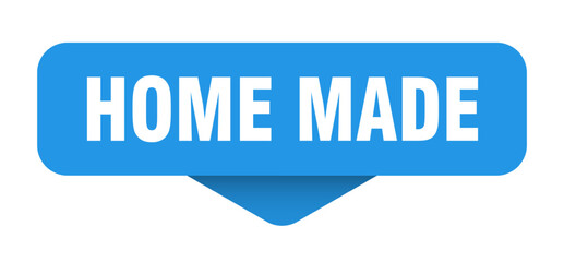 home made sticker. home made sign on transparent background