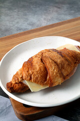 Ham and cheese croissant