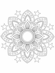 new mandala design and essay hand drawing