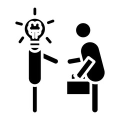 Fototapeta premium Career Counseling Icon