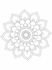 new mandala design and essay hand drawing