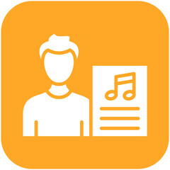 Music Teacher Male Icon