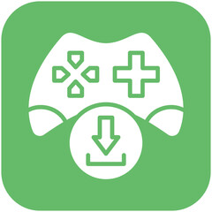 Obraz premium Download Game Icon