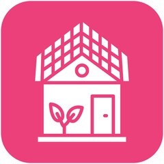Fototapeta premium Eco House Icon