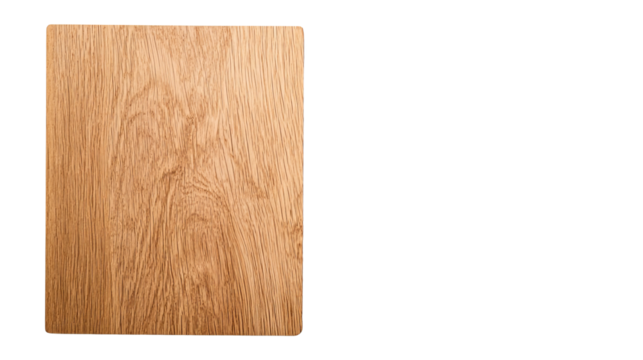 Wooden cutting board with a smooth finish for kitchen use