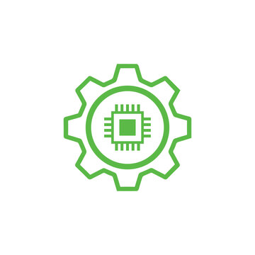 Electronics circute logo design